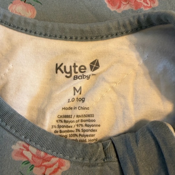 Kyte Baby Sleep sack peony Medium 1.0tog - Picture 3 of 3